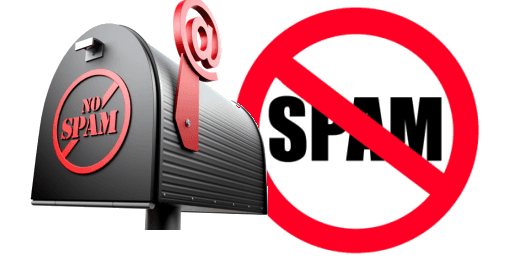 không spam email
