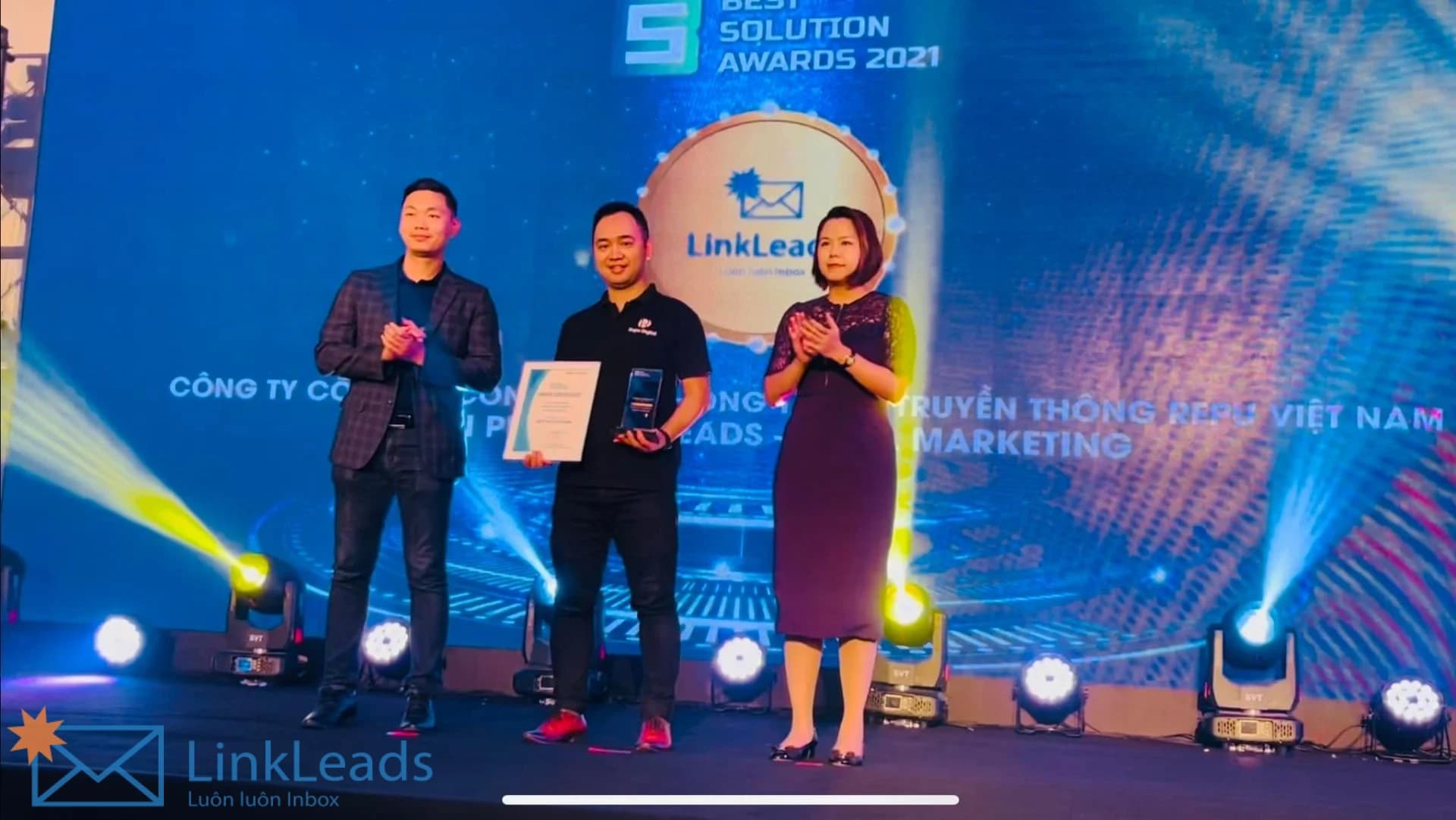 Liên hệ LinkLeads - Email Marketing VECOM Best Solutions Award 2021